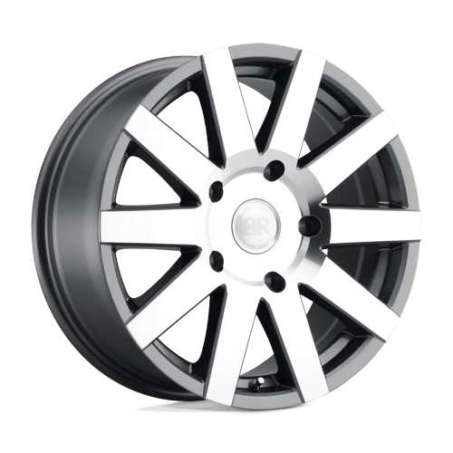 BRJRN 18X8 5X160 G-GNMTL-MIR 48MM