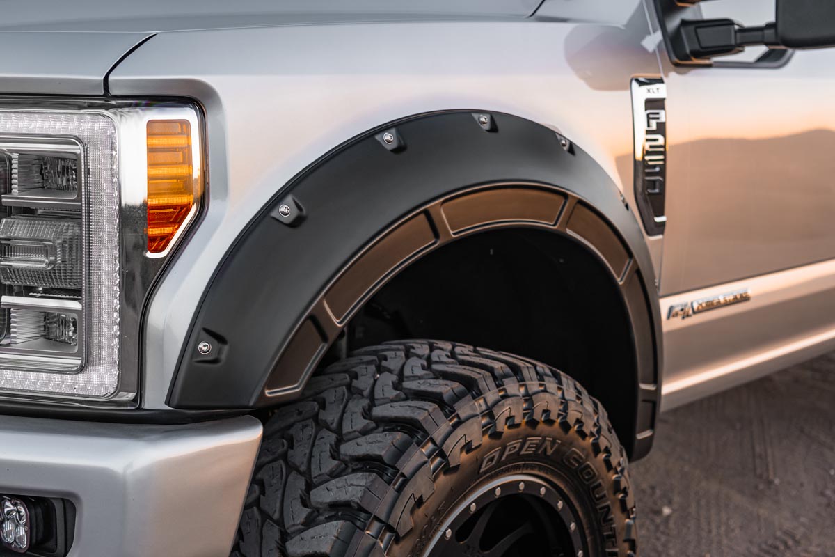 Fender Flares | Defender | HX Antimatter Blue | Ford F-250/F-350 Super Duty (17-22)