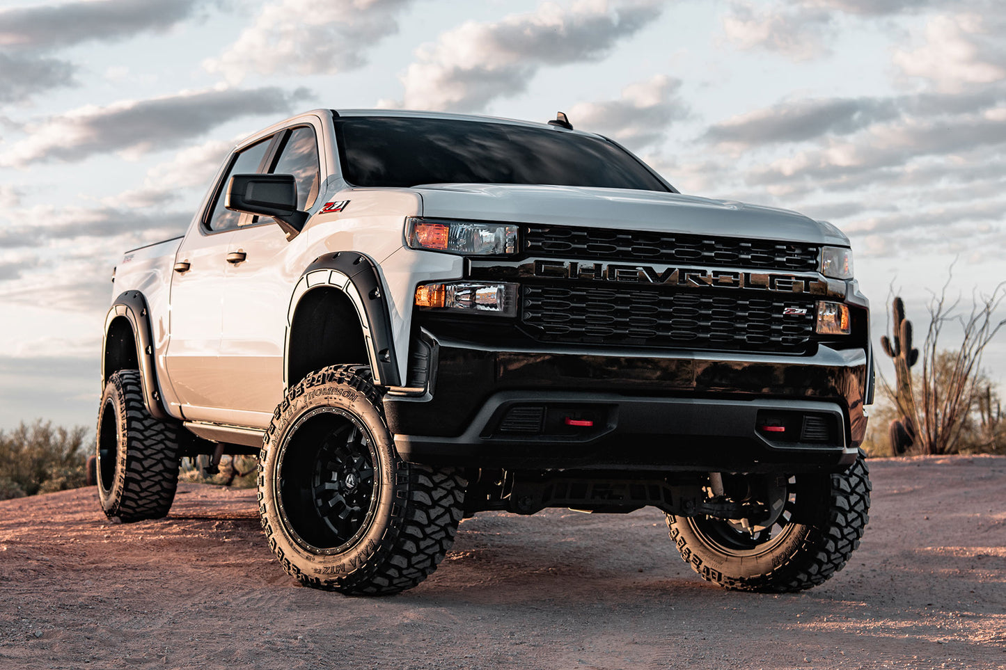 Defender Fender Flares | G9K Satin Steel | Chevy Silverado 1500 (19-26)