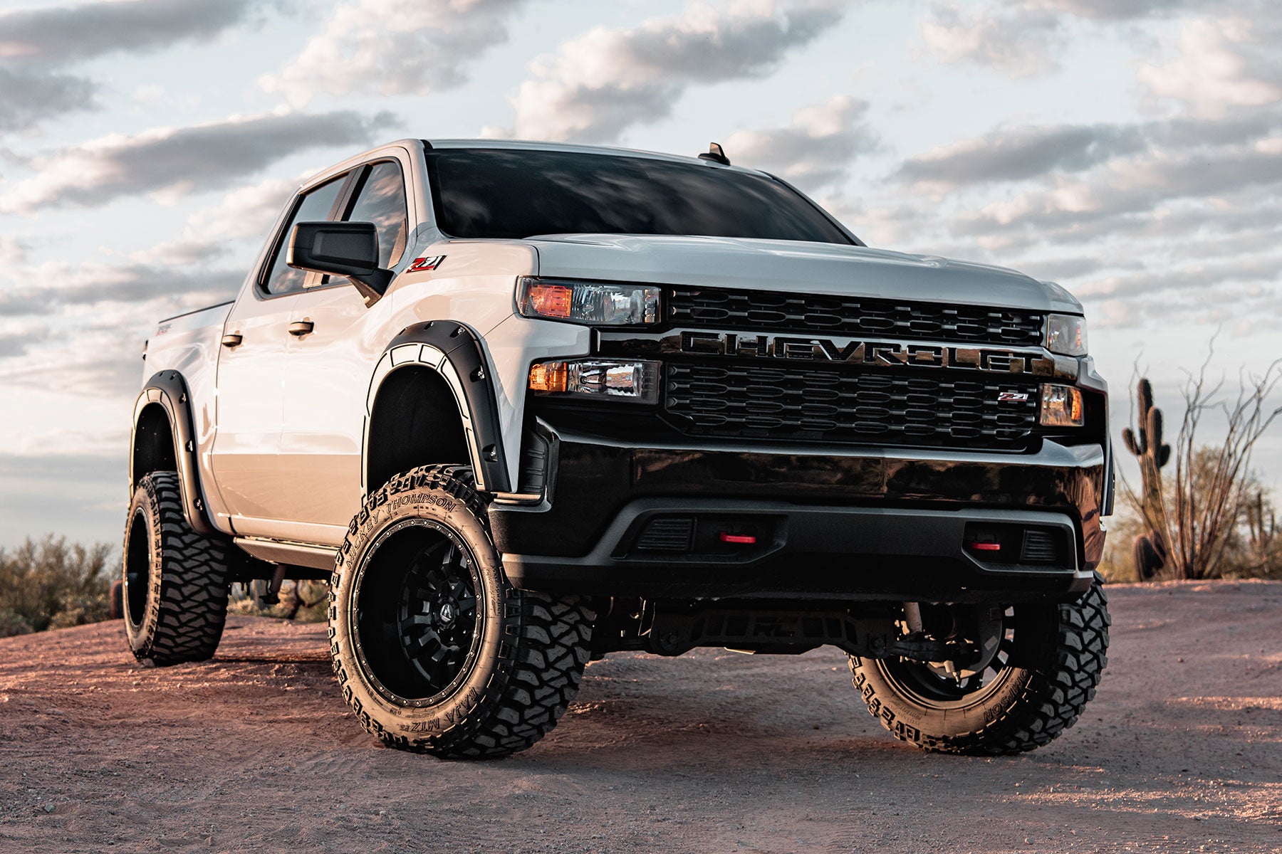 Fender Flares | Defender | G1C Overcast | Chevy Silverado 1500 2WD/4WD (19-26)
