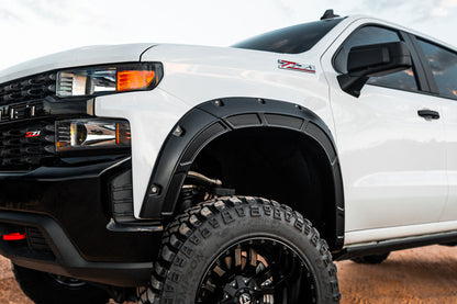 Defender Fender Flares | GJI Shadow Gray | Chevy Silverado 1500 (19-26)