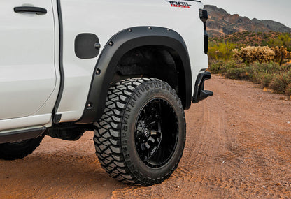 Pocket Fender Flares | GXD Sterling Grey Metallic | Chevy Silverado 1500 (19-21)