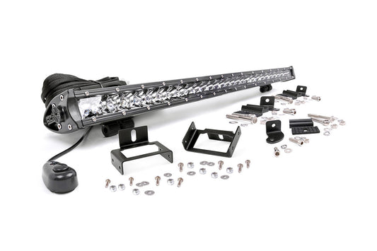 LED Light Kit | Grill Mount | 30" Chrome Single Row | Ford F-250/F-350 Super Duty (11-16)