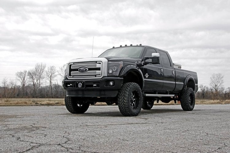 LED Light Kit | Grill Mount | 30" Chrome Single Row | Ford F-250/F-350 Super Duty (11-16)