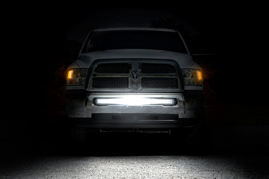 LED Light Kit | Bumper Mount | 40" Chrome Dual Row | Ram 2500/3500 4WD (10-18)