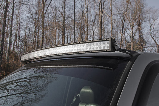 LED Light Mount | Upper Windshield | 50" Curved | Chevy/GMC 1500 (99-06 & Classic)
