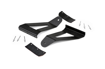 LED Light Kit | Windshield Mount | 50" Chrome Dual Row | Jeep Cherokee XJ (84-01)