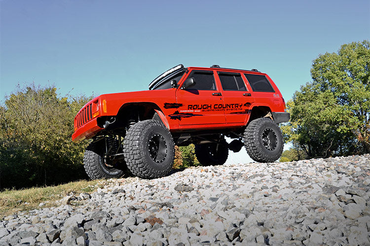 LED Light Kit | Windshield Mount | 50" Chrome Dual Row | Jeep Cherokee XJ (84-01)