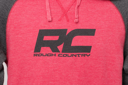 Rough Country Hoodie | Heater | Red/Gray | 2XL