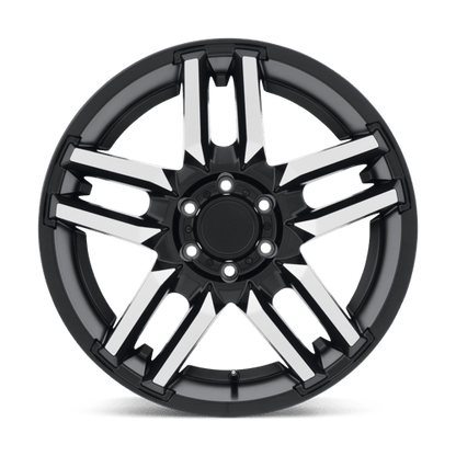 BRMSA 17X8.5 5X4.5 M-BLK-MCH -18MM
