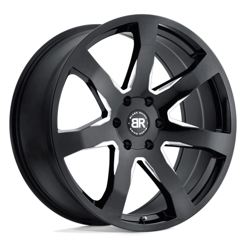 BRMZA 24X10 5X5.5 G-BLK-MILL 25MM