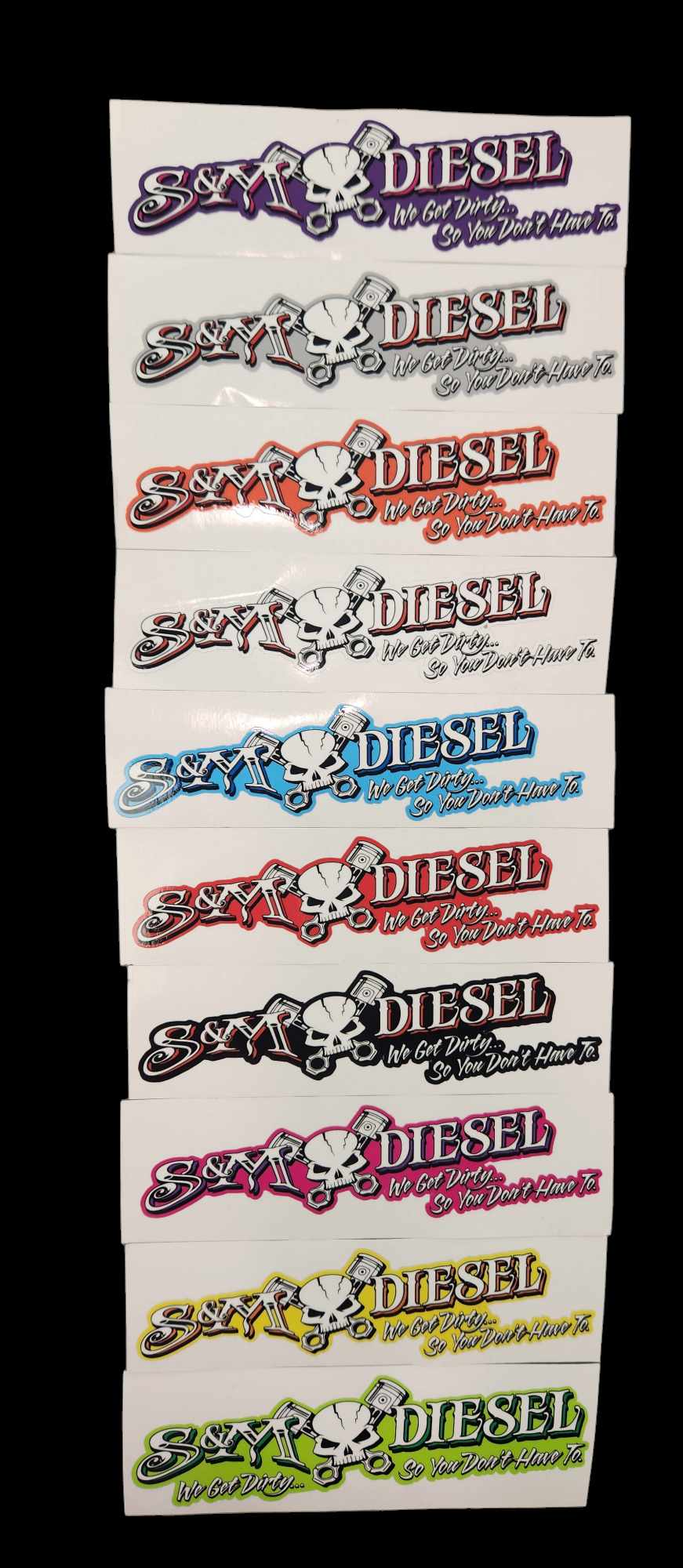 S&M Diesel Decal 6" Long