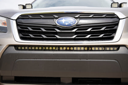 LED Light Kit | Bumper Mount | 30" Black Single Row | White DRL | Subaru Forester (14-18)