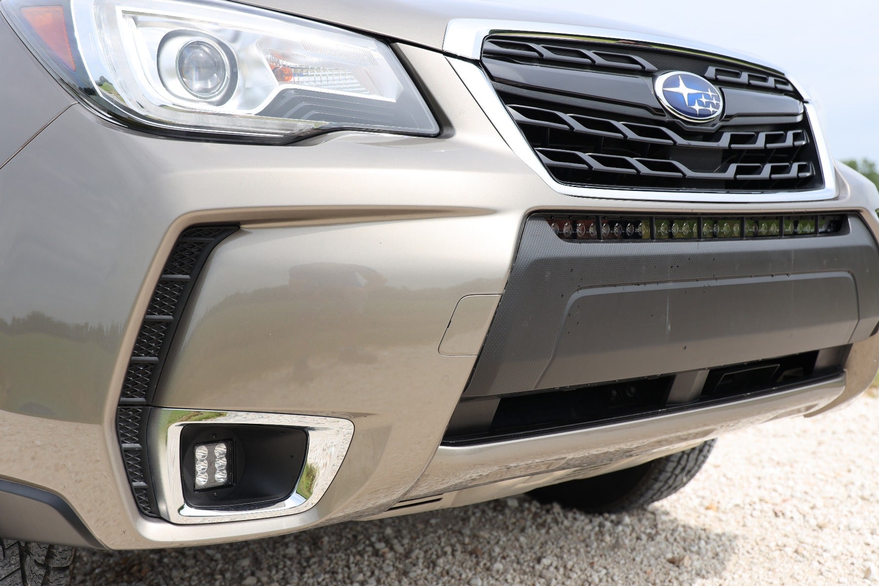 LED Light Kit | Fog Mount | 2" Black Pair | Flood | Subaru Forester (14-18)
