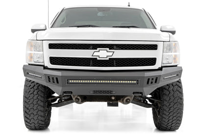 Front High Clearance Bumper | BLK LEDs | Chevy Silverado 1500 2WD/4WD (07-13)