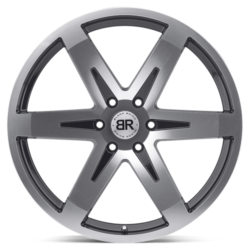 BRPEK 22X9.5 6X5.5 G-BLK-MILL 25MM