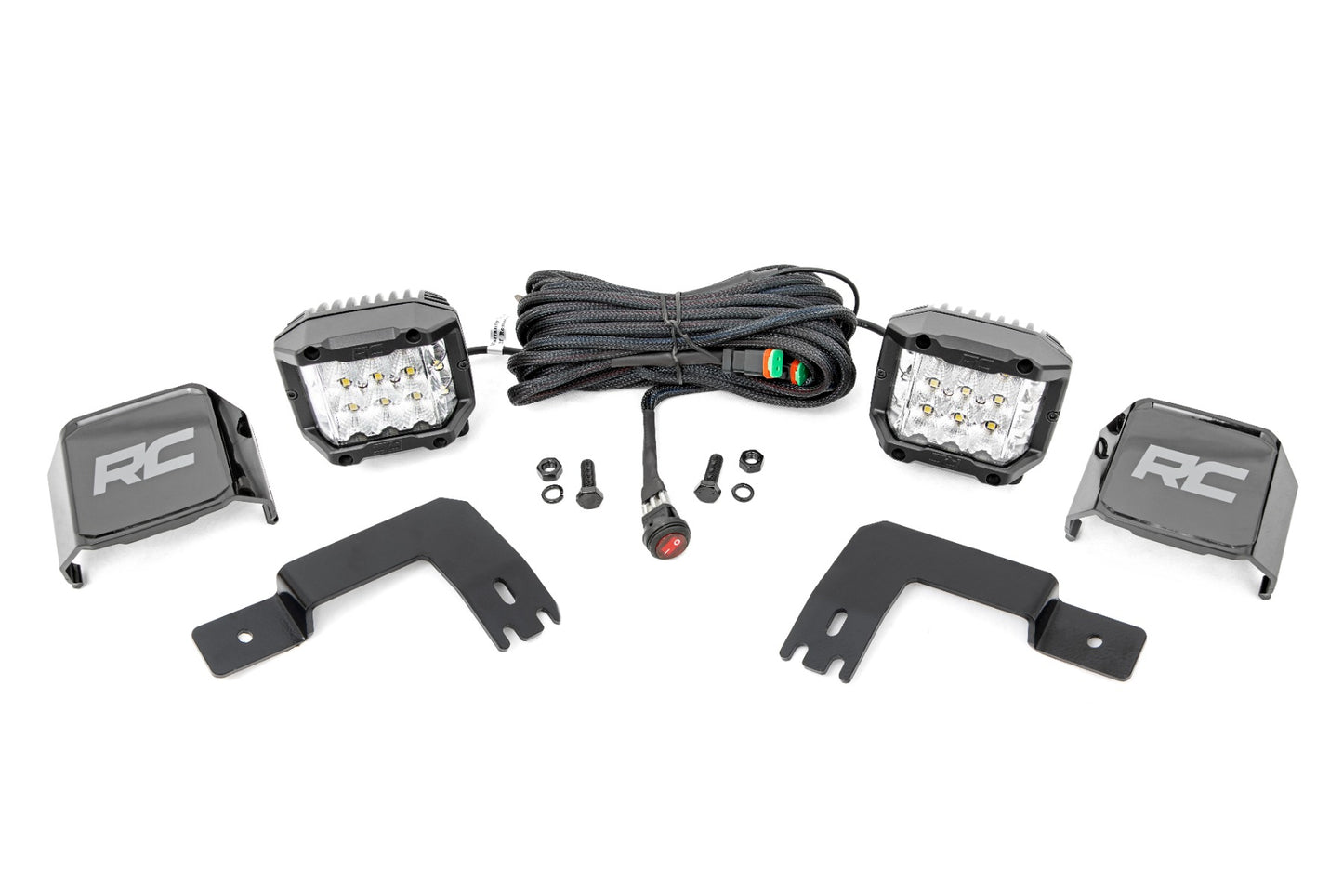 LED Light | Under Bed Mount | 3" Chrome Pair | Wide Angle | Polaris XPEDITION ADV 5 