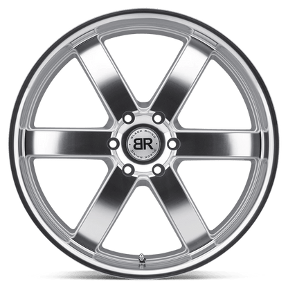 BRPND 22X9.5 6X5.5 SLVR-MCH 25MM