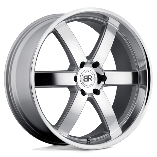BRPND 22X9.5 6X5.5 SLVR-MCH 25MM