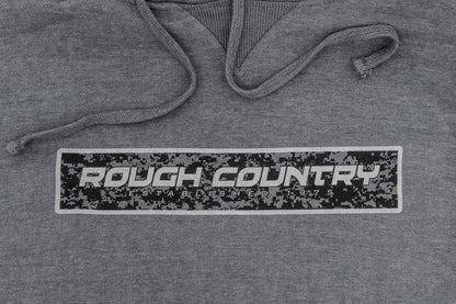 Rough Country Hoodie | Digital | Grey | 3XL