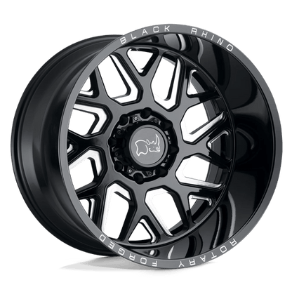 BRRPR 22X14 8X170 G-BLK-MILL -76MM