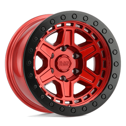 BR RENO 18X9.5 6X135 +12 87 CNDY RED BLK