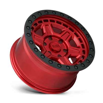 BRREN 17X8.5 6X5.5 C-RED-BLKLP 0MM