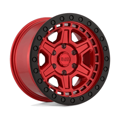 BRREN 17X8.5 6X5.5 C-RED-BLKLP 0MM