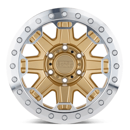 BRRFT 17X8.5 8X6.5 M-GOLD-MCH -38MM