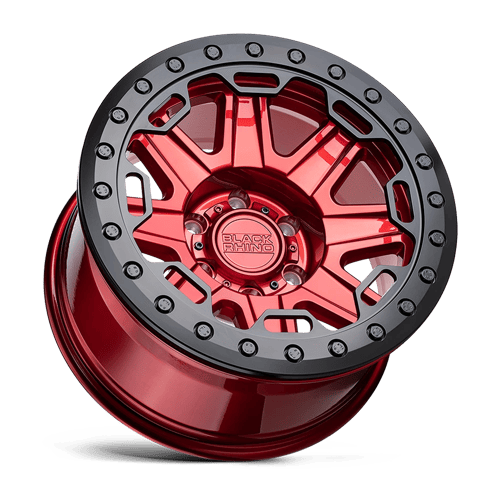 BRRFT 17X8.5 5X5.0 C-RED-BLKRG -38MM