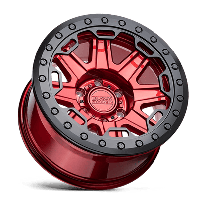 BRRFT 17X8.5 5X5.0 C-RED-BLKRG -38MM
