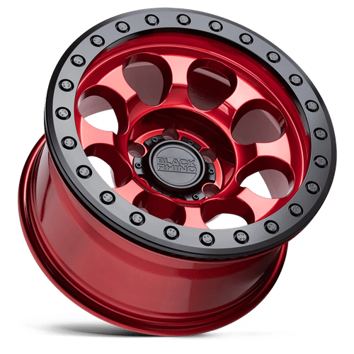 BR RIOT BL 17X8.5 6X135 +0 87 CDY RED BK