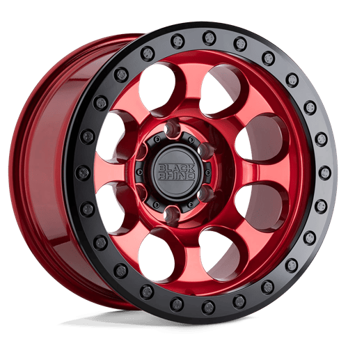BR RIOT BL 17X8.5 6X135 +0 87 CDY RED BK