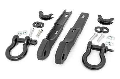 Tow Hook Brackets | D-Ring Combo | Nissan Titan 2WD/4WD (2017-2024)