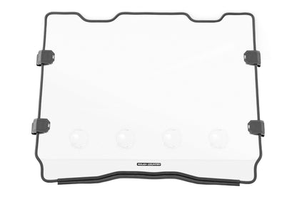 Vented Full Windshield | Scratch Resistant | Polaris RZR Turbo R