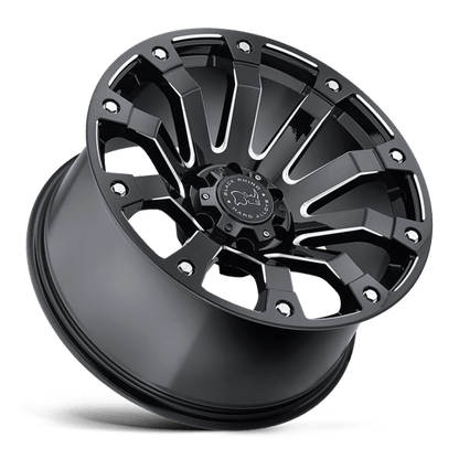 BRSLK 17X9 6X5.5 G-BLK-MILL 12MM