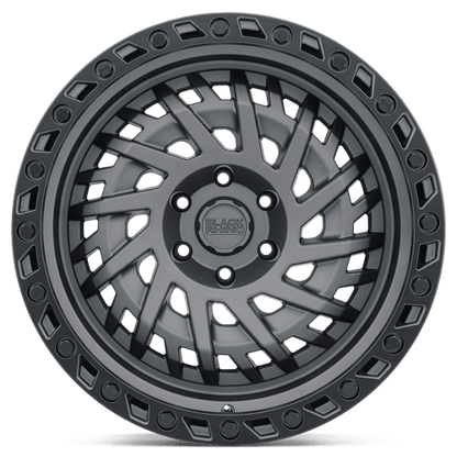 BRSHD 18X9.5 6X5.5 M-GNMTL-BLK-LP 12MM