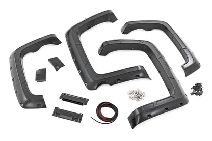 Defender Fender Flares | 5'9" Bed  | G7C Red Hot | Chevy Silverado 1500 (14-18 & Classic)