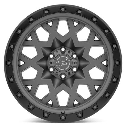 BRSPK 17X9.5 5X5.5 M-GNMTL-BLK-LP 0MM