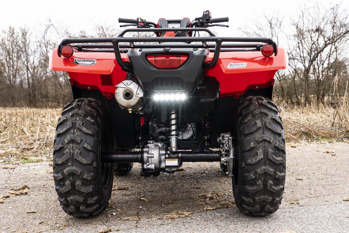 LED Light Kit | Rear Mount | 6" Black Slimline | Honda Foreman 500 