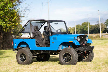 LED Light Kit | Hood Mount | 30" Black Single Row | Mahindra Roxor
