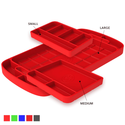 Silicone Tool Tray 3pc. Set - 4 Color Avail