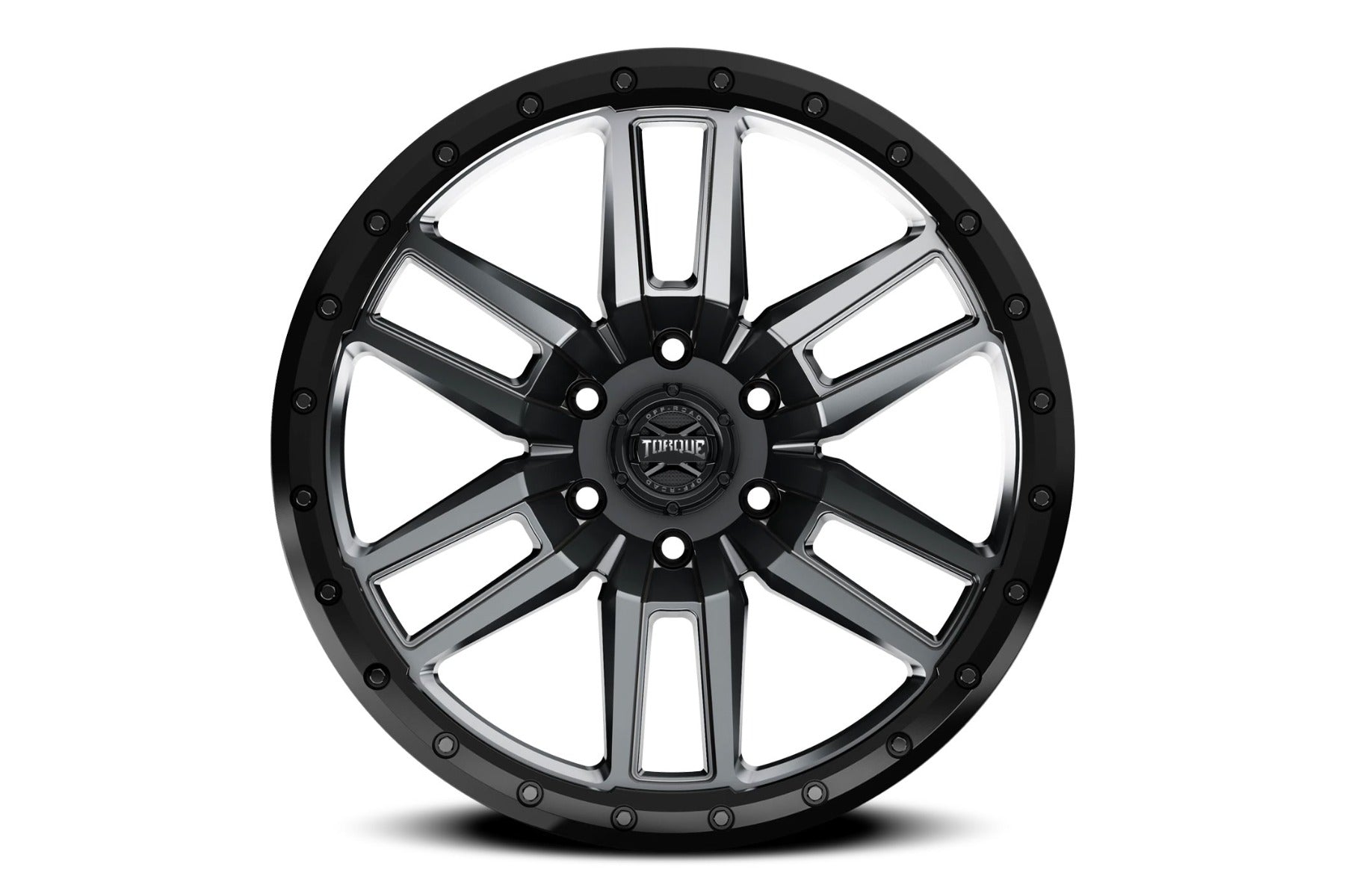 Torque Pritchett | Anthracite w/Black Lip | 17x9 | 6x5.5 | 0mm