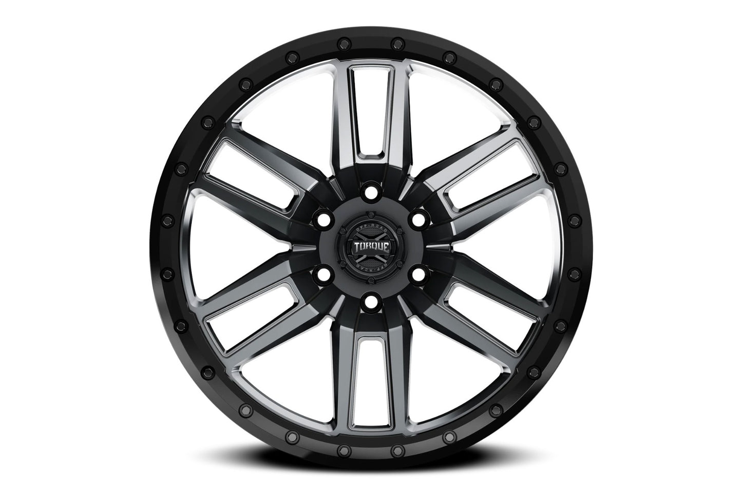 Torque Pritchett | Anthracite w/Black Lip | 20x9 | 6x5.5 | -12mm