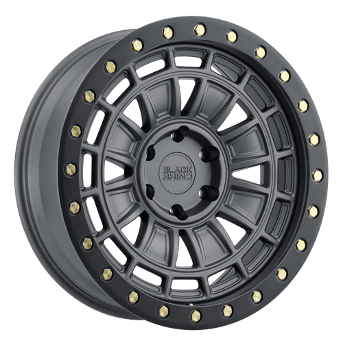 BRDAL 18X9.5 5X5.0 M-GNMTL-BLK-LP -12MM