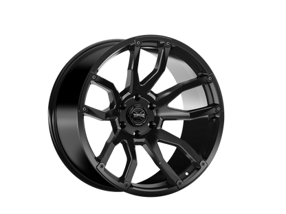 Torque Impact | Satin Black| 20x9 | 6x135 | -12mm