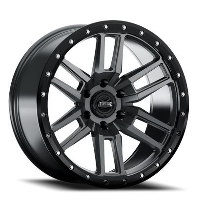Torque Pritchett | Anthracite w/Black Lip | 20x9 | 6x135 | -12mm