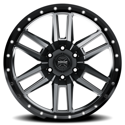 Torque Pritchett | Anthracite w/Black Lip | 20x9 | 6x135 | -12mm
