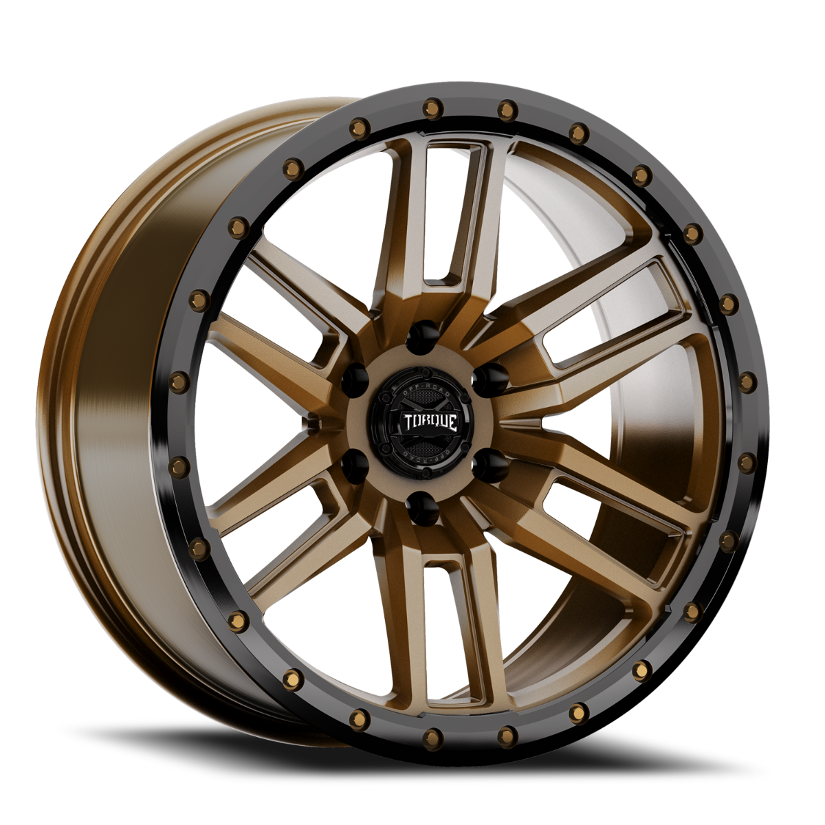 Torque Pritchett | Bronze w/Black Lip | 20x9 | 6x5.5 | -12mm