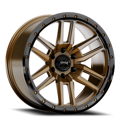 Torque Pritchett | Bronze w/Black Lip | 20x9 | 6x5.5 | -12mm